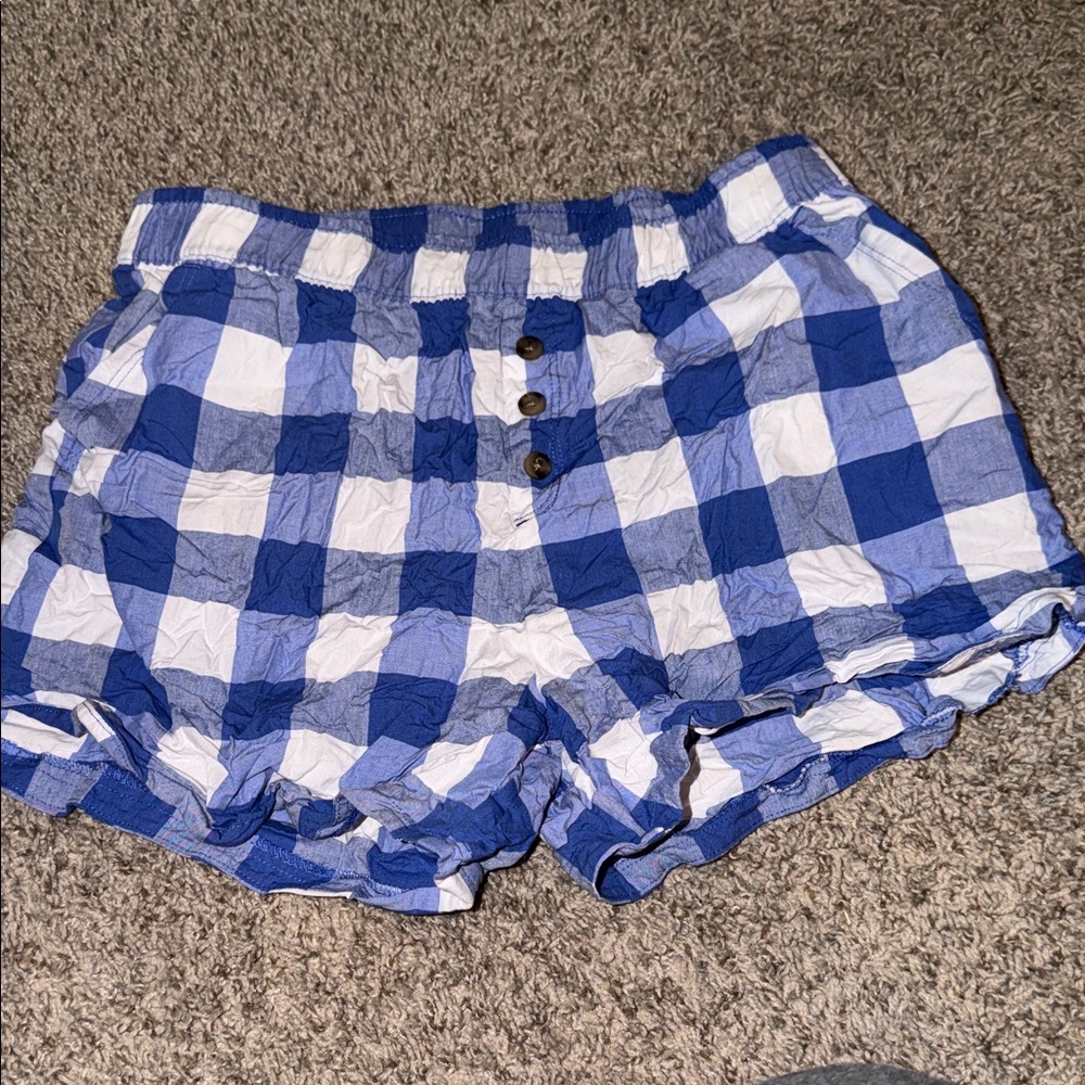 Children’s Place Adult PJ gingham Checkered shorts